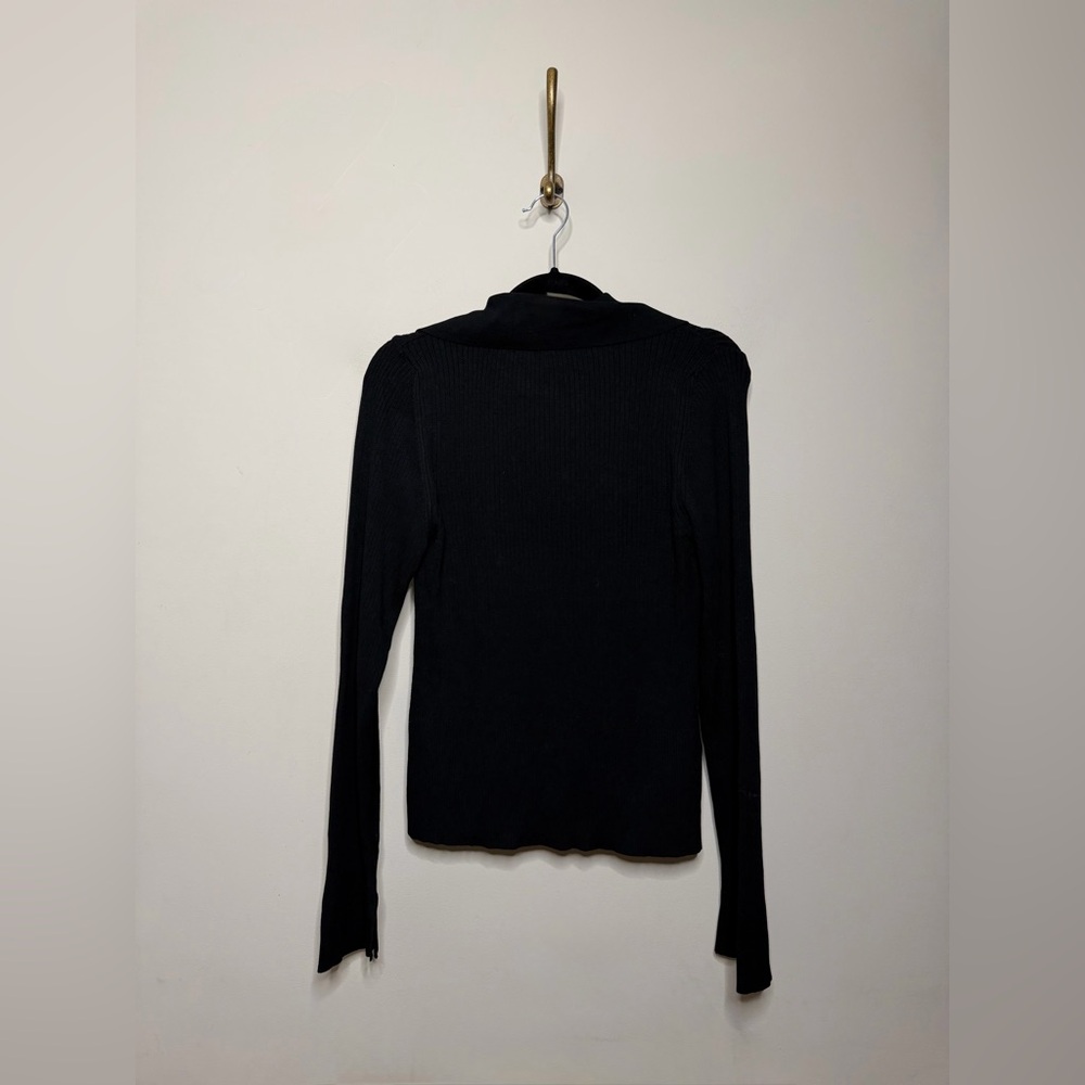 Mango Ribbed Sweater With Jewel Button - Picture 7 of 7